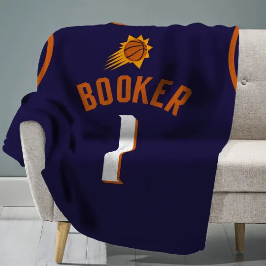Discover Sleep Squad Phoenix Suns Devin Booker Fleece Blanket