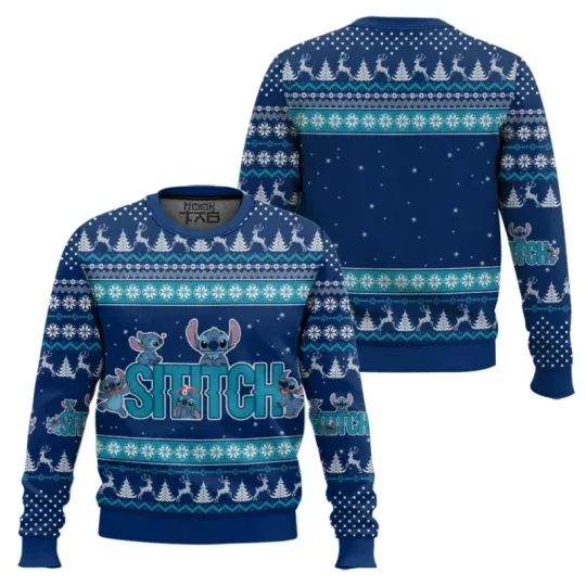 Discover Just Stitch Lilo And Stitch Ugly Christmas Sweater