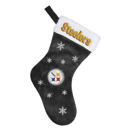 Discover Pittsburgh Steeler football Snowflake Christmas Stocking