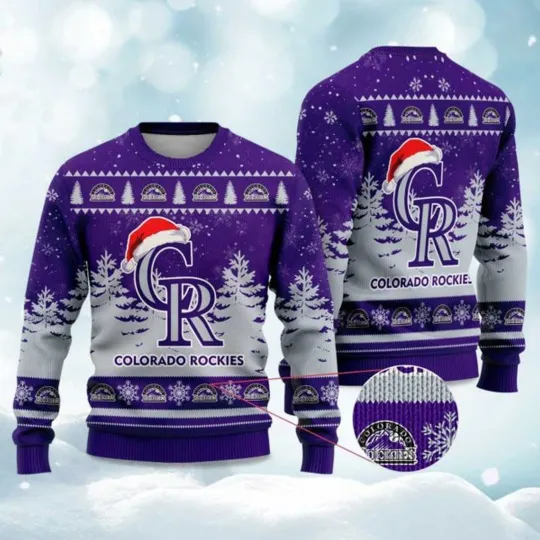 2025 Rockies Snowflakes Christmas Ugly Sweater - Christmas Gift For Men, Women
