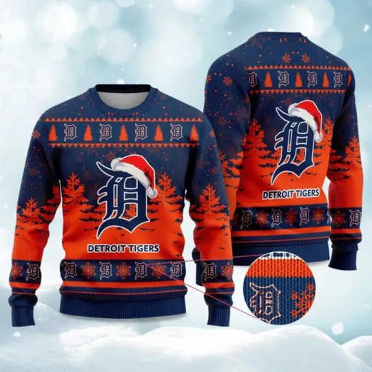 Discover 2025 Tigers Snowflakes Christmas Ugly Sweater - Christmas Gift For Men, Women