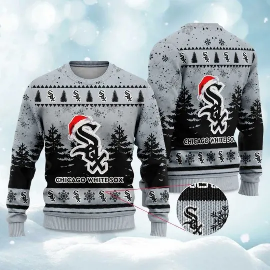 2025 White Sox Snowflakes Christmas Ugly Sweater - Christmas Gift For Men, Women