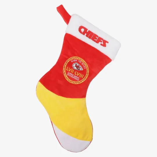 Discover Kansas City football Back to Back Champions Christmas Stocking