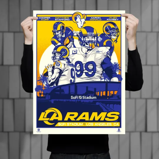 Discover Los Angeles Rams Poster
