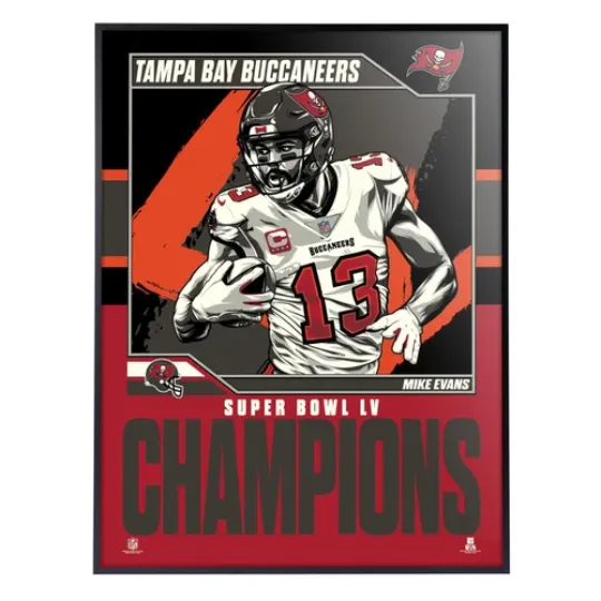 Phenom Gallery Buccaneers Super Bowl LV Champs Mike Evans Poster