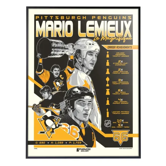 Discover Phenom Gallery Pittsburgh Penugins Mario Lemieux Poster