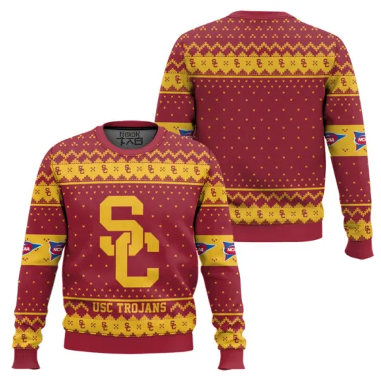 Discover USC Trojan Ugly Christmas Sweater Holiday Gift
