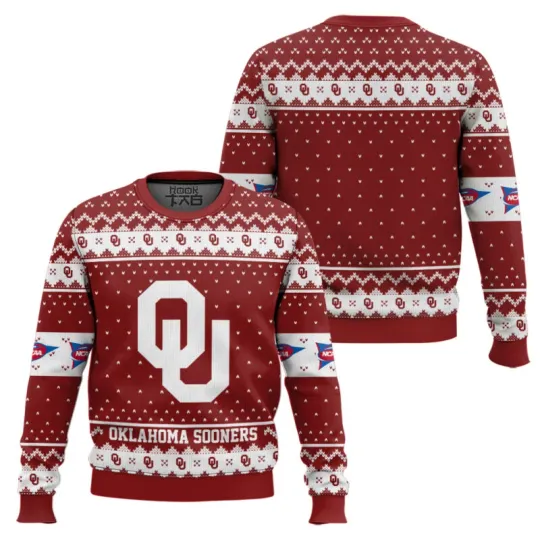 Oklahoma Sooner Ugly Christmas Sweater Holiday Gift