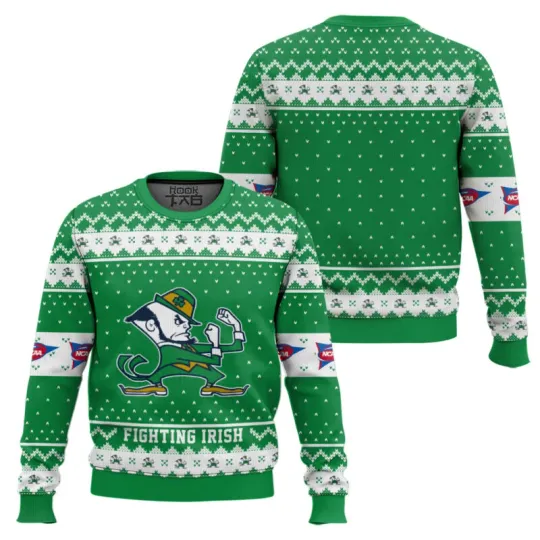 Discover ND.Fighting Irish Ugly Christmas Sweater Holiday Gift