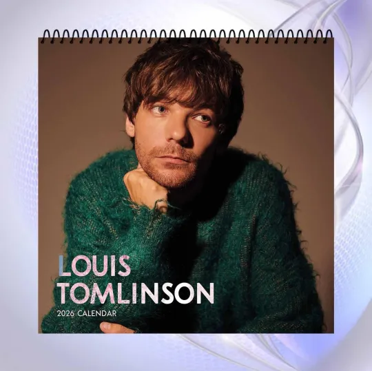 Louis Tomlinson 2026 Calendar, One Direction Desk Calendar, Music Gift