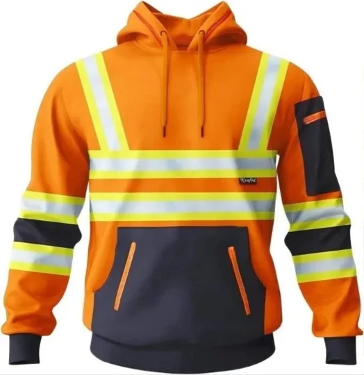 Discover Simulating men's work clothes 3D printed hoodie