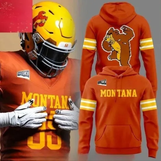 Discover Montana Grizzlies Throwback 1995 Hoodie