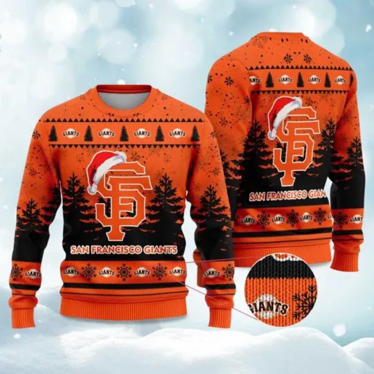 Discover 2025 Giants Snowflakes Christmas Ugly Sweater - Christmas Gift For Men, Women