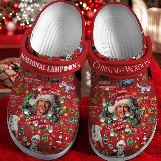 Holiday Comedy Inspired Merry Christmas Hole Clogs, Cartoon Fan Foam Sandals, Breathable Shoes, Black Friday & Xmas 2025 Gift for Adults