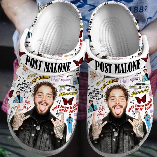 Rap Music Inspired Hole Clogs, Music Fan Foam Sandals, Breathable Shoes, Black Friday & Xmas 2025 Gift for Teens