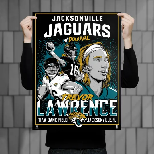 Phenom Gallery Jacksonville Jaguars Trevor Lawrence Poster