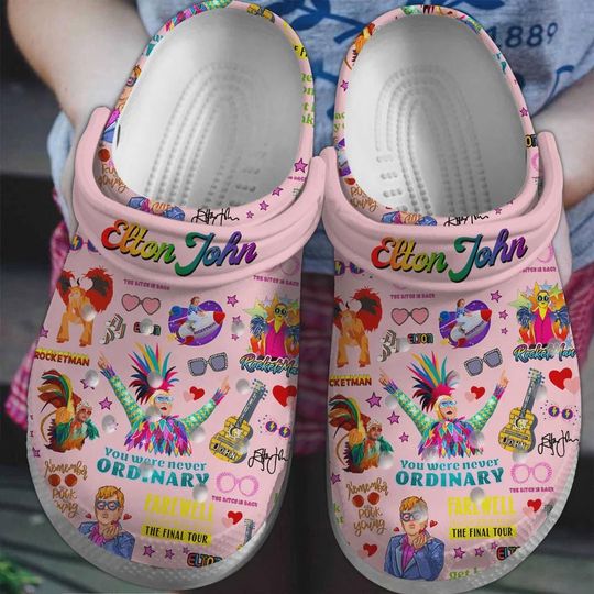 Discover Pop Piano Inspired Hole Clogs, Retro Melodic Vibe, Gift for Teen