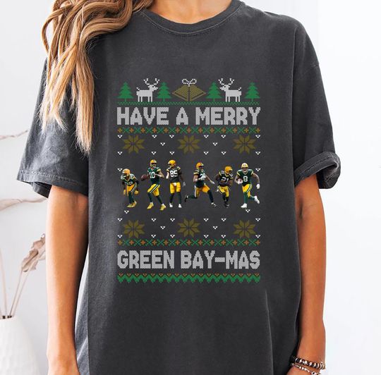 Discover Green Bay Football T-Shirt, Merry Green Bay Shirt