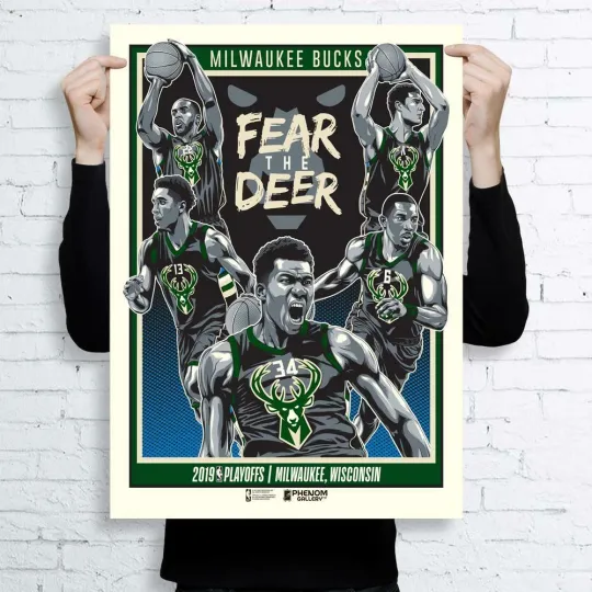 Phenom Gallery Giannis Antetoko Bucks 2019 Poster
