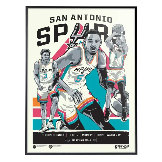 Discover Phenom Gallery San Antonio Spurs Mixtape Poster