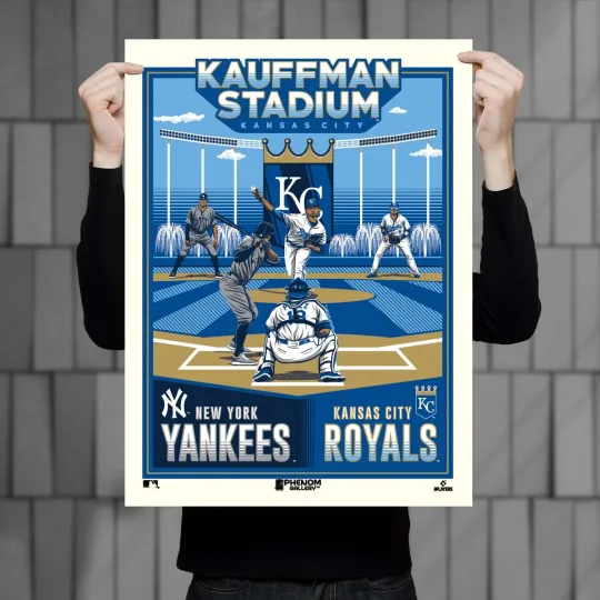 Discover Phenom Gallery KC Royals/NY Yankees Matchup Poster