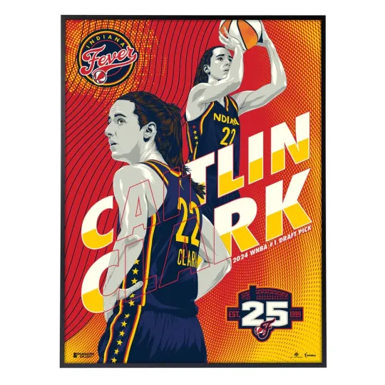 Discover Phenom Gallery WNBA Indiana Fever Caitlin Clark Debut Poster
