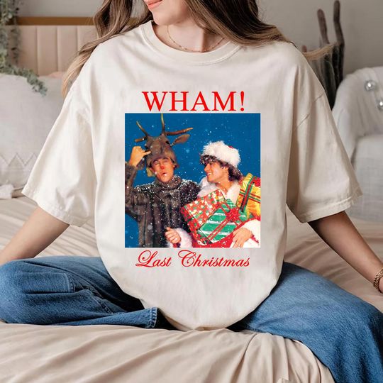 Discover Wham Last Christmas T-Shirt Unisex Hoodie Merry Christmas 2025 Xmas Gift
