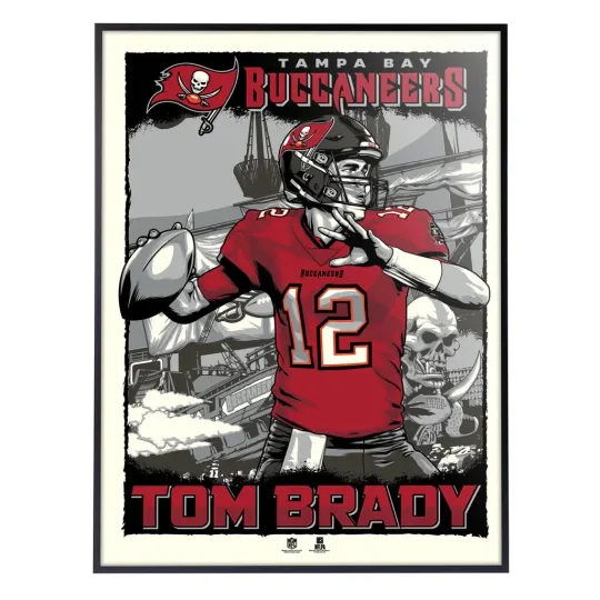 Phenom Gallery Tampa Bay Buccaneers Tom Brady Poster