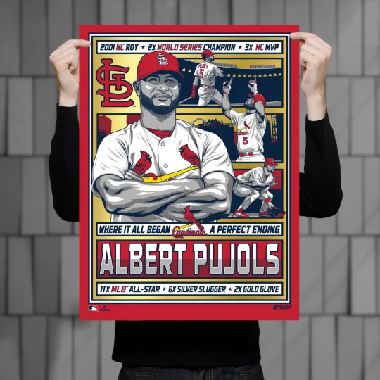 Discover Phenom Gallery St. Louis Cardinals Albert Pujols Poster