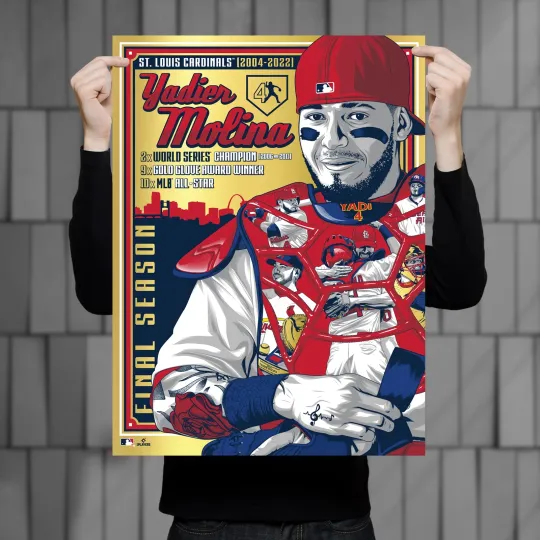Discover Phenom Gallery St. Louis Cardinals Yadier Molina Poster
