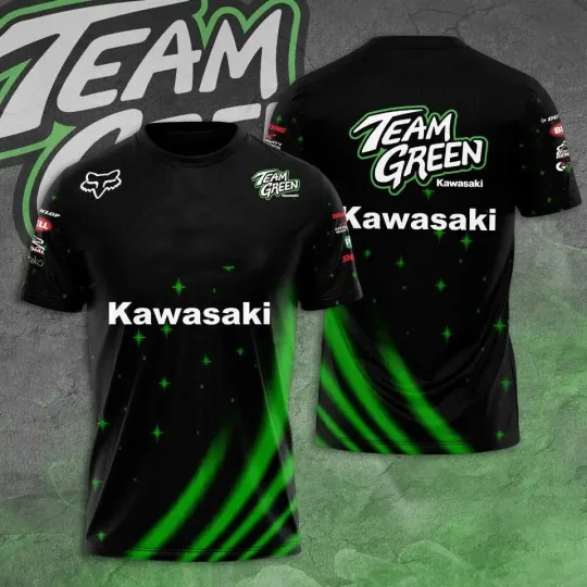 Kawasaki Racing Team 3D T-shirt