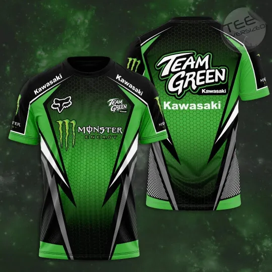 Kawasaki Racing Team 3D T shirt AOP