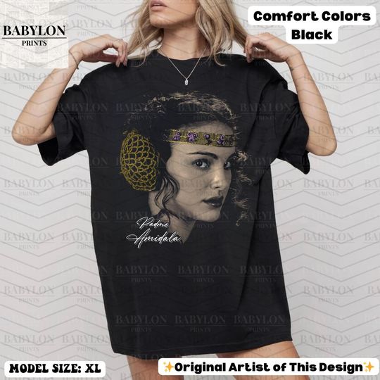 Padme Amidala Star Wars T-Shirt Attack of the Clones Queen T-Shirt for Her