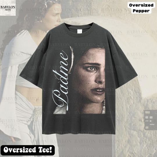 Discover Oversized Padme Amidala T-Shirt Star Wars Queen Disney Women’s Tee