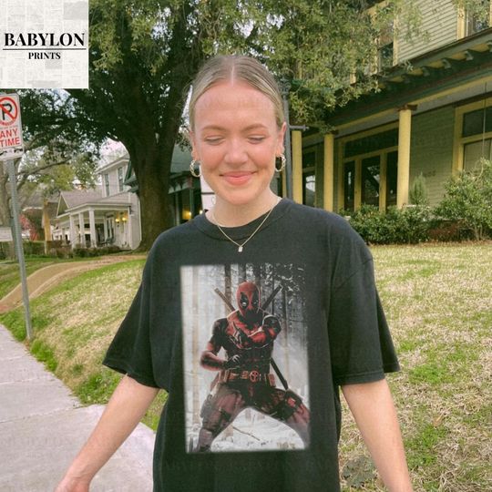 Discover Deadpool 3 and Wolverine T-Shirt Marvel Movie Poster Shirt Disney Sweatshirt Wade Wilson Gift