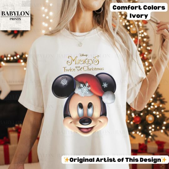 Discover Disney Mickey Christmas T-Shirt, Family Matching Holiday Tee