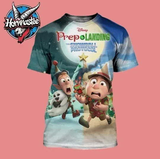 Discover Prep And Landing The Snowball Protocol Christmas Movie On Nov 28 2025 3D Shirt