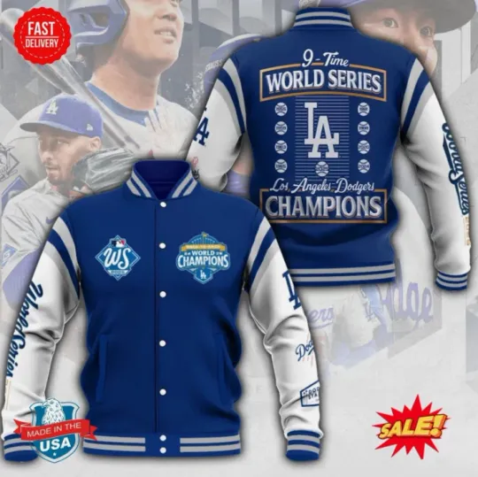 Discover Dodger 2025 Champions Baseball Jacket Gift For Christmas