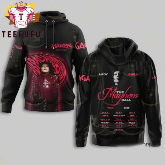 Ld ga The Mayhem Ball Tour 2025 Hoodie 3D
