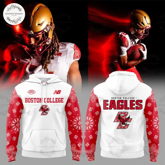 Boston College Eagles Football New Uniform 2025 3D Hoodie