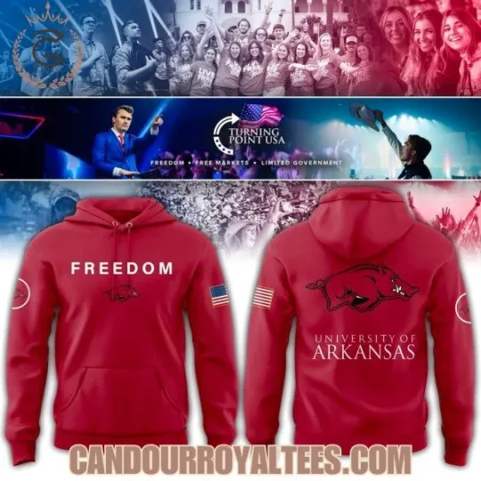 Discover Arkansas Razorbacks Freedom 3D Hoodie