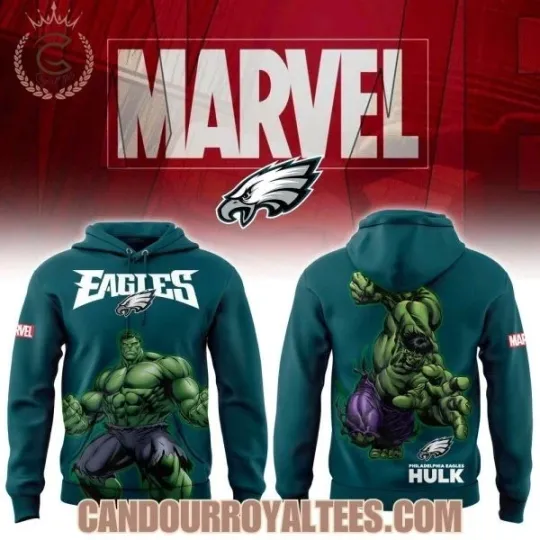 Philadelphiaaa x Hulk 3D Premium Hoodie