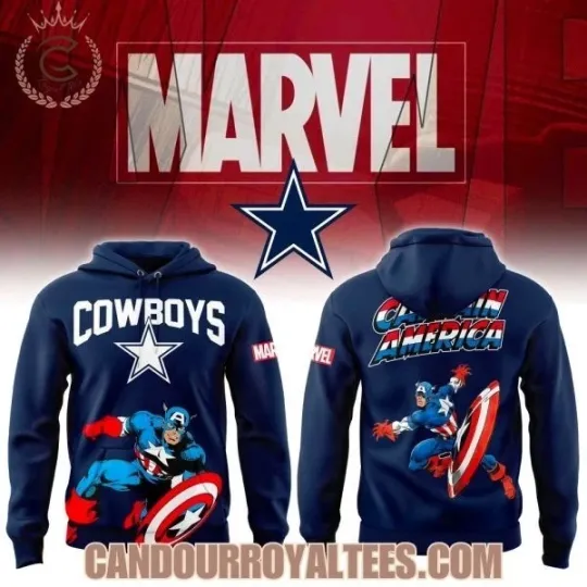 Discover Dallas Team x Captain 3D Premium Hoodie