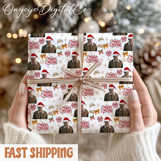 Christmas Conrad Fisher Wrapping Paper | The Summer I Turned Pretty Holiday Gift Wrap | Team Conrad Aesthetic X-Mas Paper