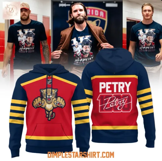 Discover Florida Panther Celebrating Jeff Petry 1000Th Nhl Game 3D Hoodie