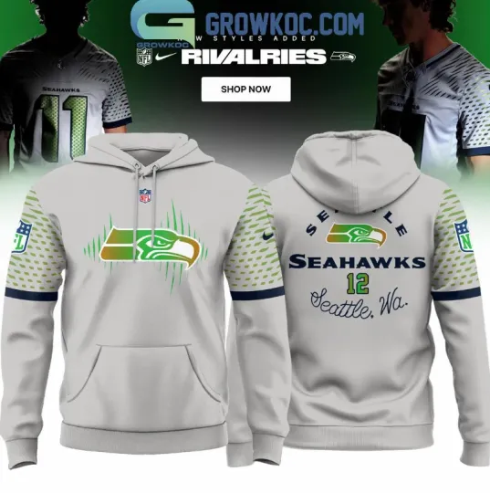 Discover Seattle Seahawk 2025 Rivalries Uniform 3D Hoodie