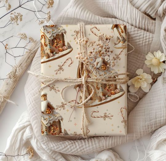 Discover Vintage Christmas Wrapping Paper Rolls  Soft Colors for a Timeless Holiday Look