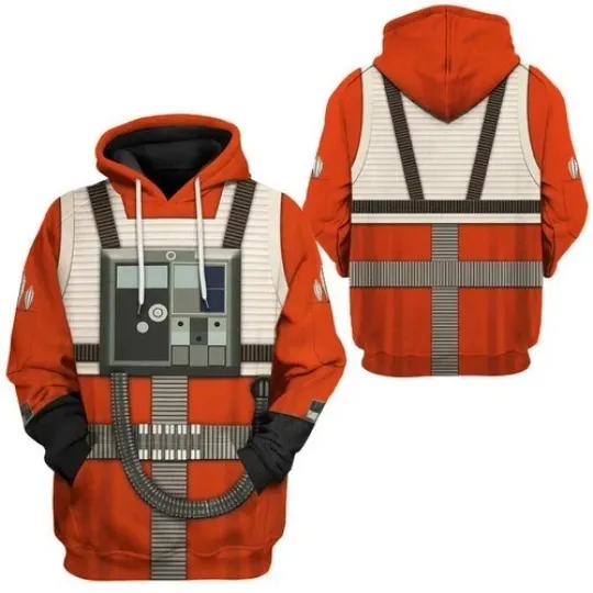 Discover Gearhumans 3D SW Rebel Pilot Hoodie Apparel 3D 2025