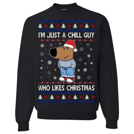 Discover Ugly Christmas Sweater Unisex Crew Neck Christmas Sweatshirt
