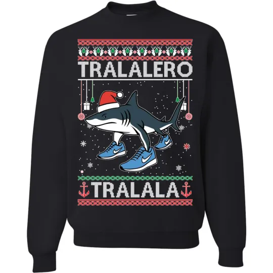 Discover Ugly Christmas Sweater | Tralalereo Tralala | Funny Xmas Sweatshirt